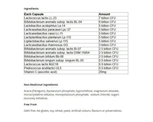 CanPrev - Pro Biotik Extra Strength 50 Billion 60veg caps