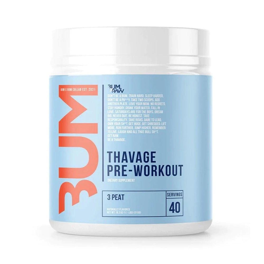 CBUM x RAW - Thavage Pre Workout - MySupplements.ca INC.