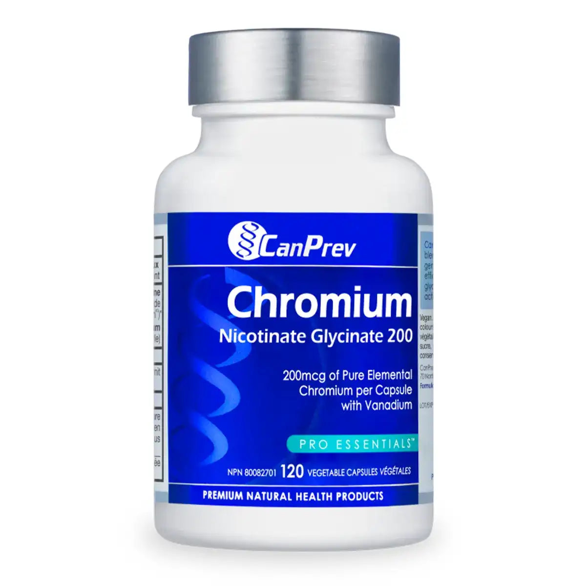 CanPrev - Chromium Nicotinate Glycinate 200mcg 120 veg caps