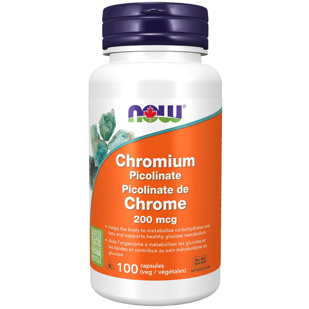 NOW - Chromium Picolinate 200mcg 100vcap
