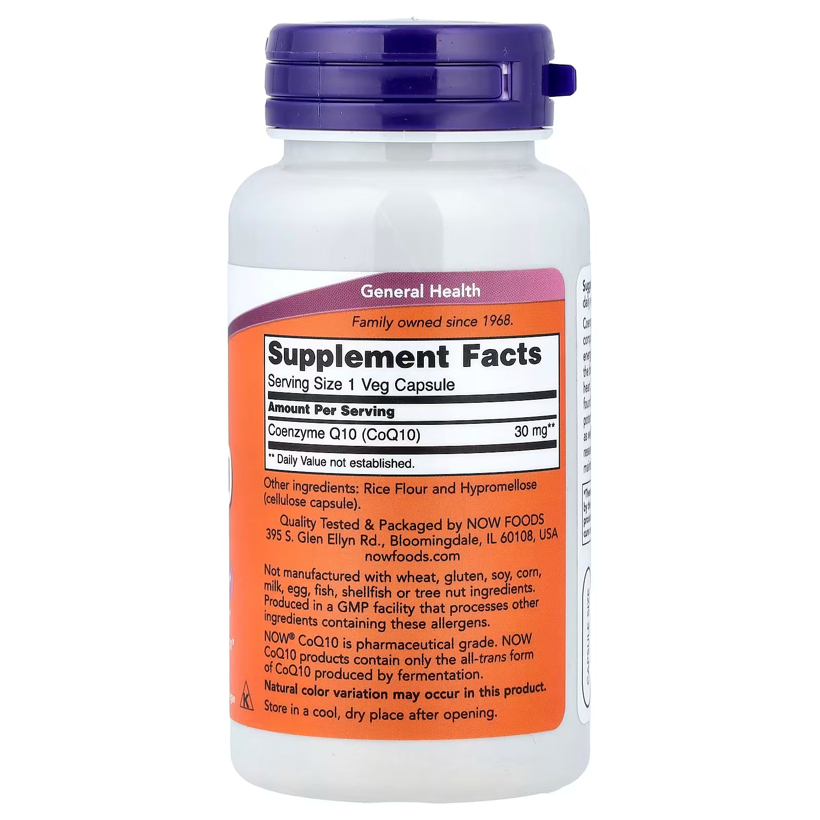 NOW - CoQ10 30mg 60veg caps