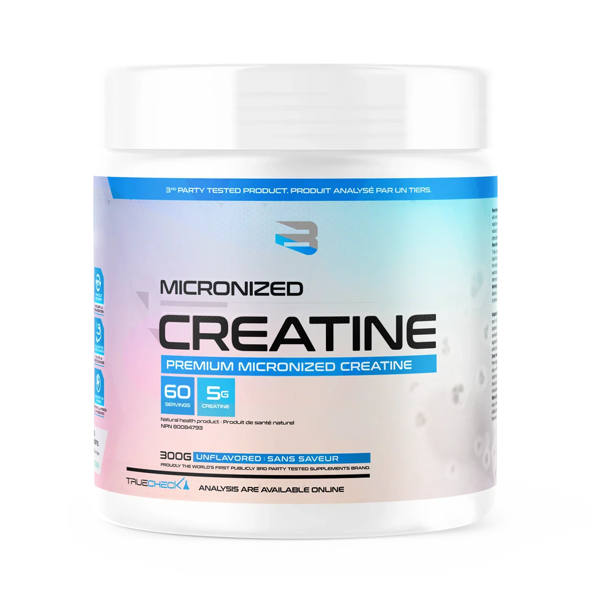 Believe Supplements - Creatine Monohydrate 60 serve