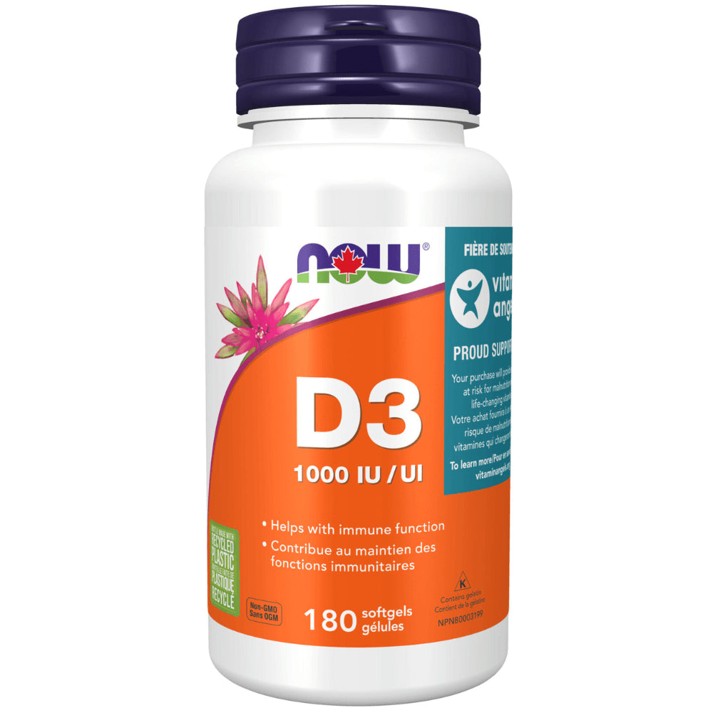 NOW - Vitamin D-3 1000iu 180ct