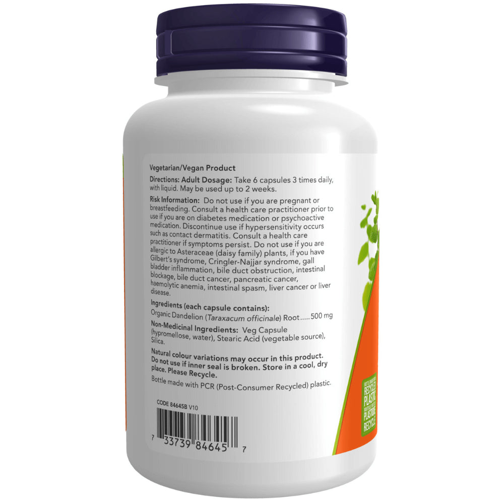 NOW - Dandelion Root 500mg 100vcap