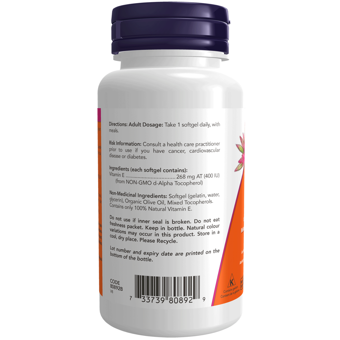 NOW - E-400 iu - 100 softgels