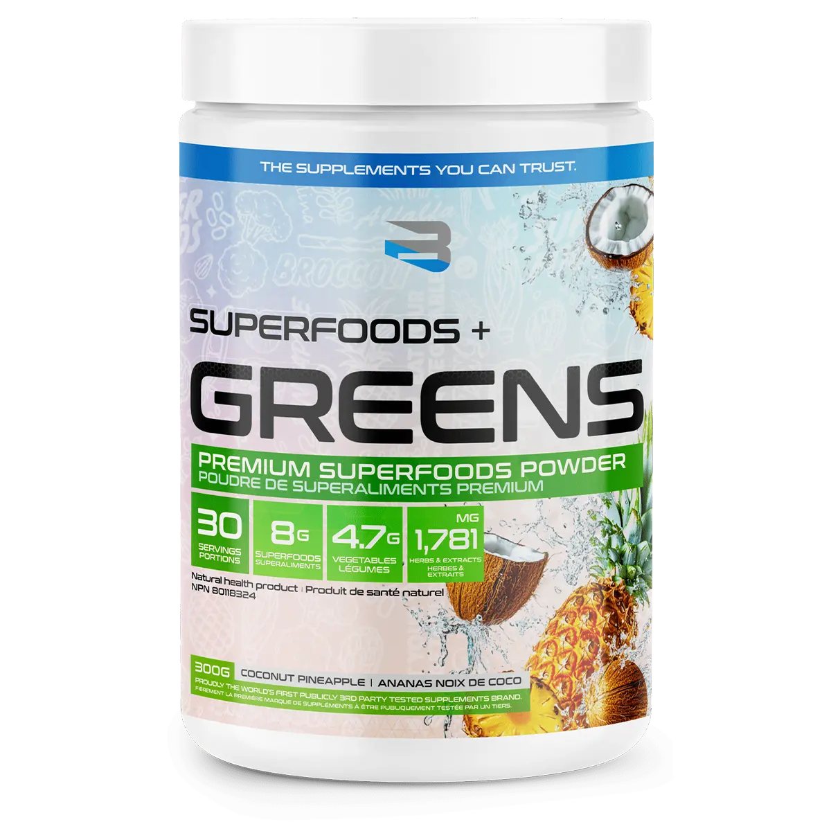 Believe Supplements - Superfood + Greens - 30 Servings