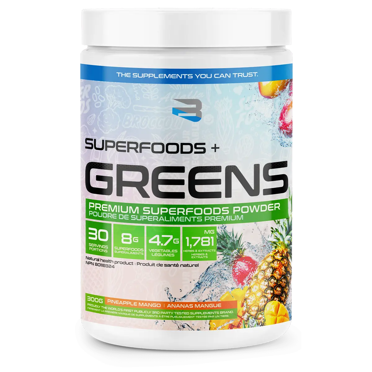 Believe Supplements - Superfood + Greens - 30 Servings