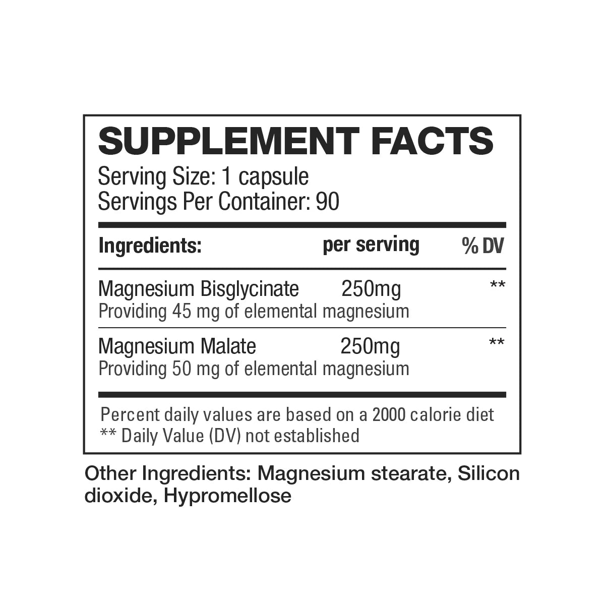 HD Muscle - Magnesium Bi-Glycinate & Malate