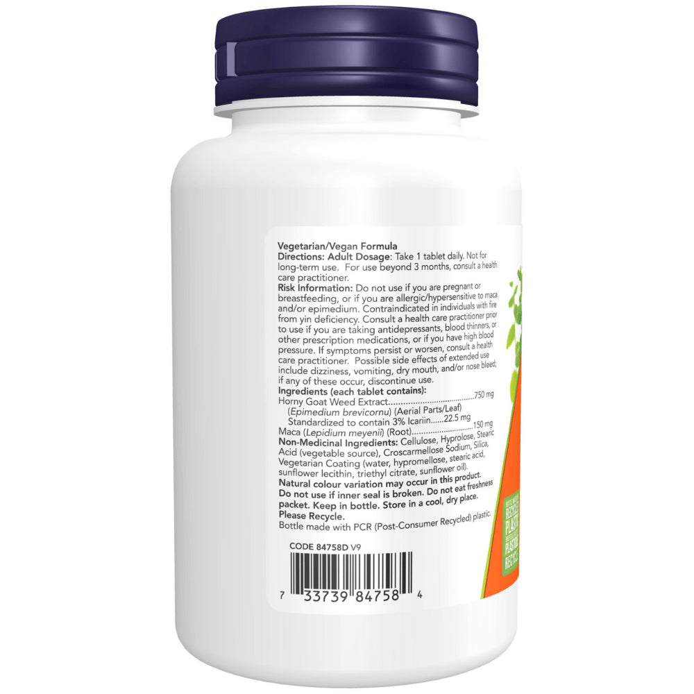 NOW - Horny Goat Weed 750 mg 90tabs