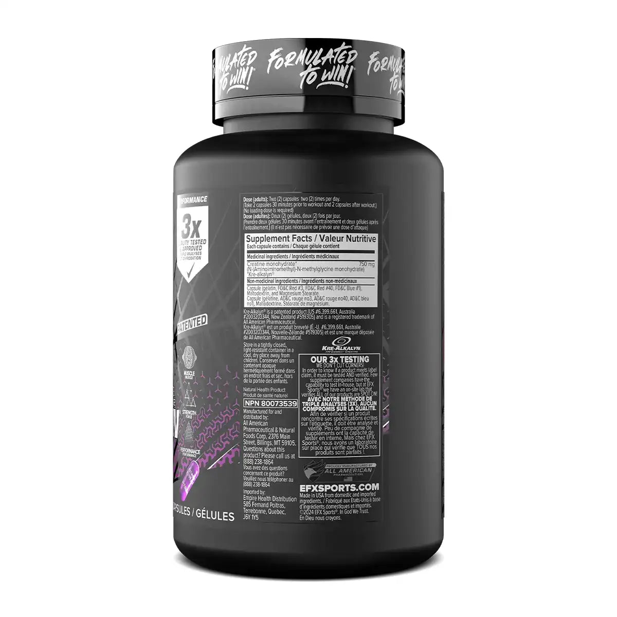 EFX - Kre-Alkalyn Capsules