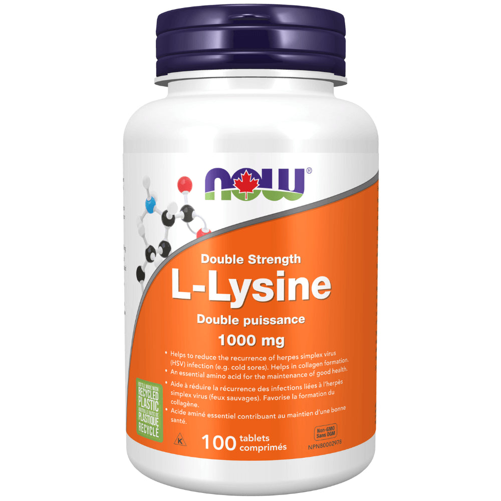 NOW - L-Lysine 1000mg Extra Strength