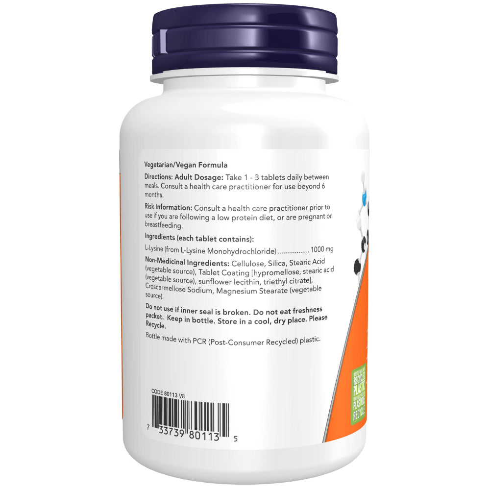 NOW - L-Lysine 1000mg Extra Strength