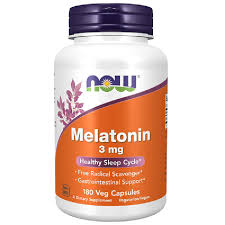 NOW - Melatonin 3mg  - 180 Capsules