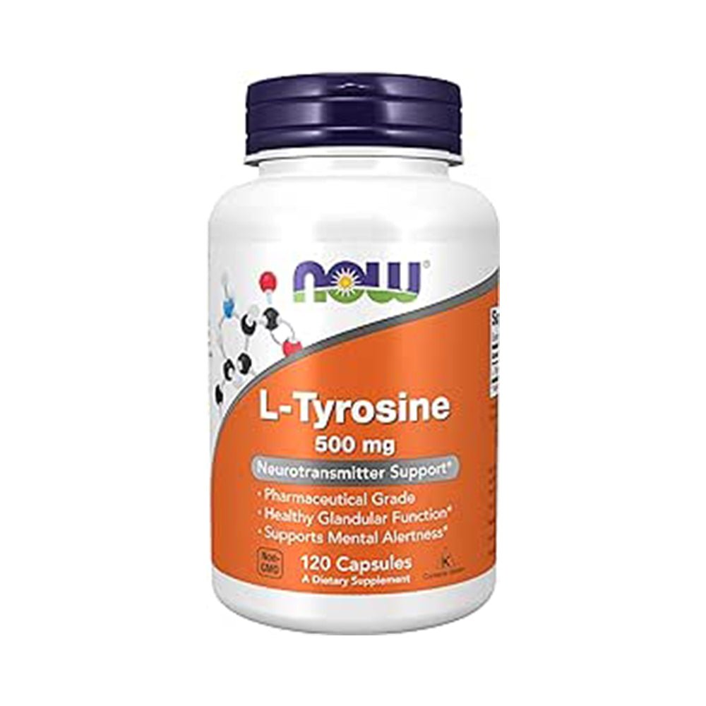 NOW L-tyrosine 500mg 120ct - MySupplements.ca INC.