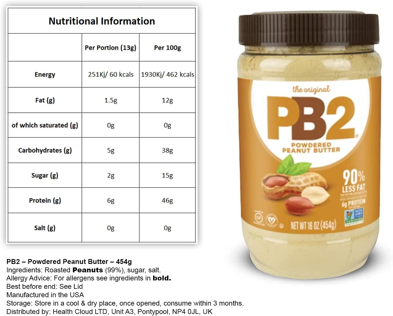 PB2 Peanut Powder