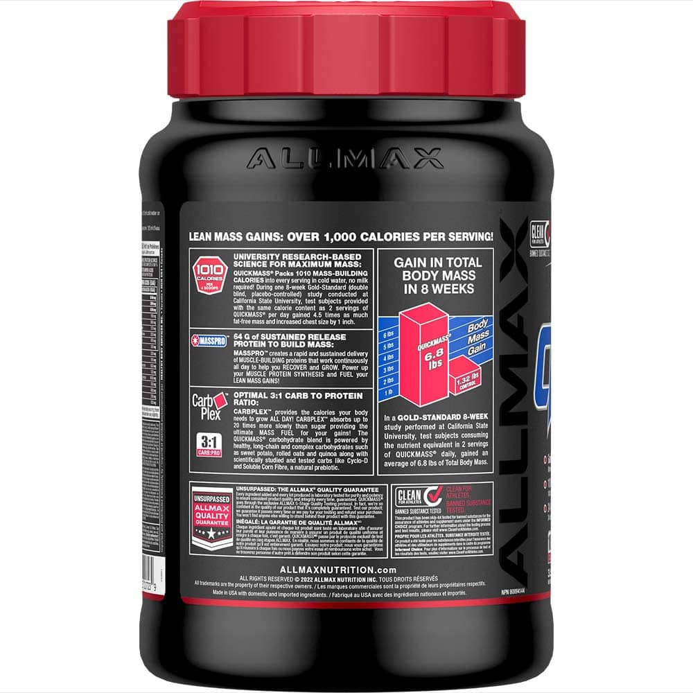 Allmax - Quick Mass - 3.5lbs