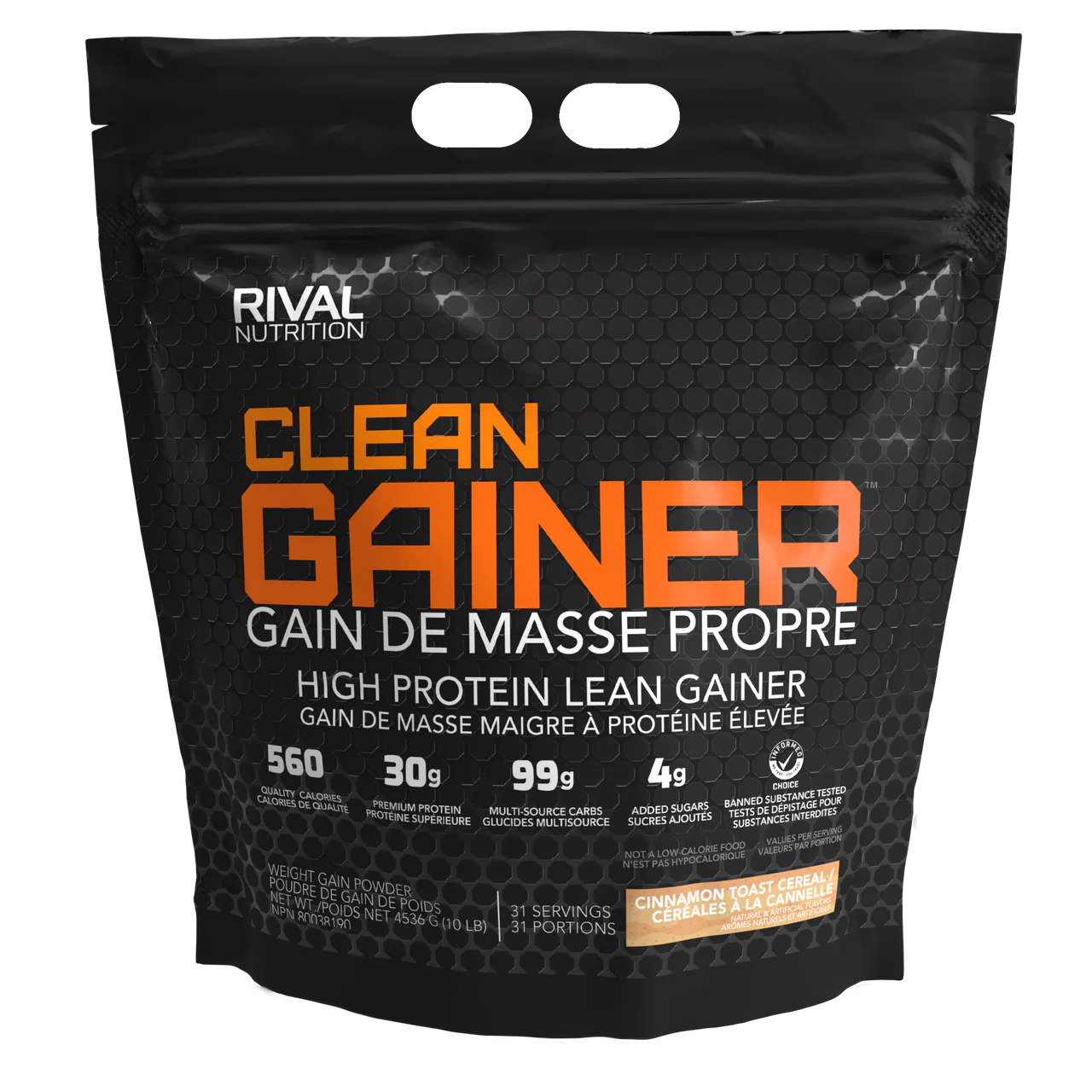 Rival - Clean Gainer - 10 Lbs