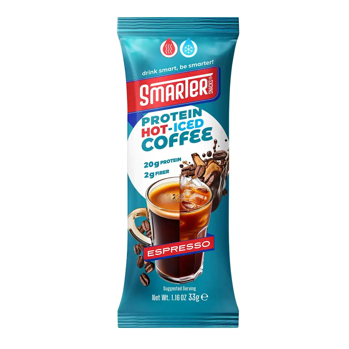 Smarter Snacks - Protein Hot-Iced Coffee - Single Serving