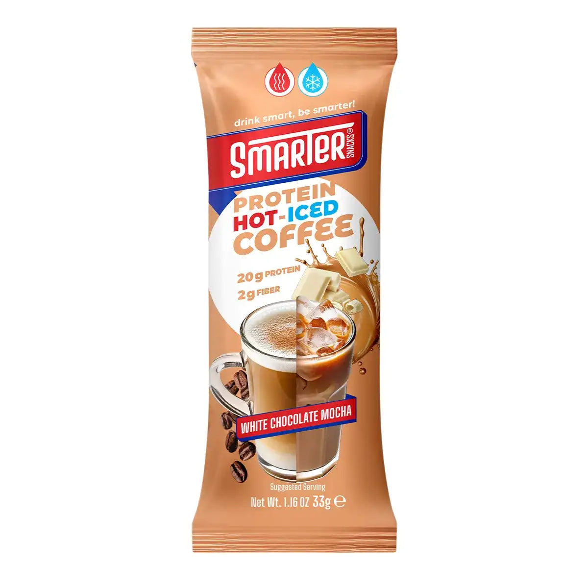 Smarter Snacks - Protein Hot-Iced Coffee - Single Serving