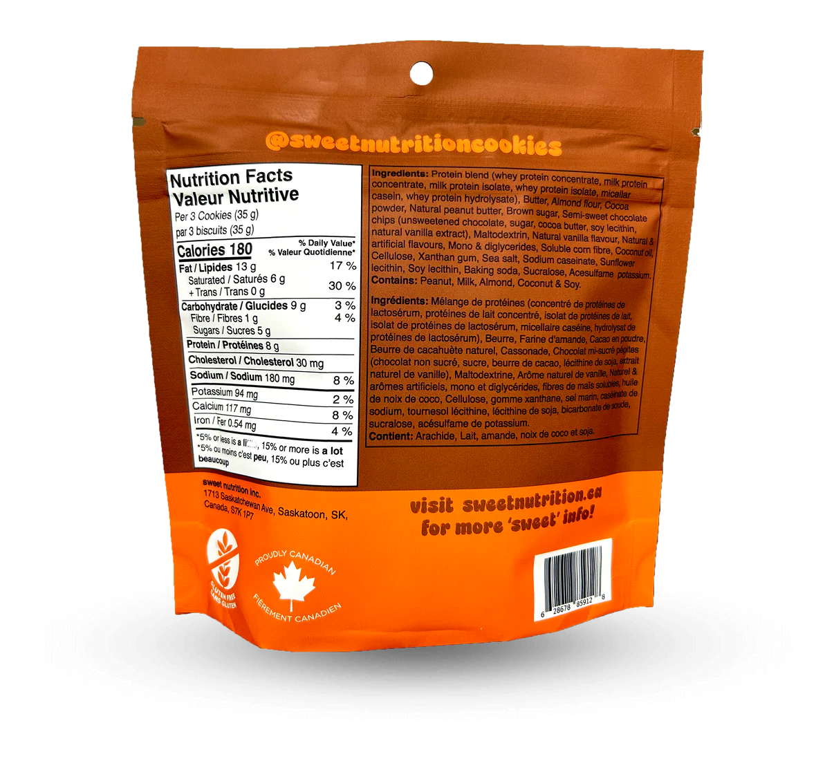 Sweet Nutrition - Protein Cookies