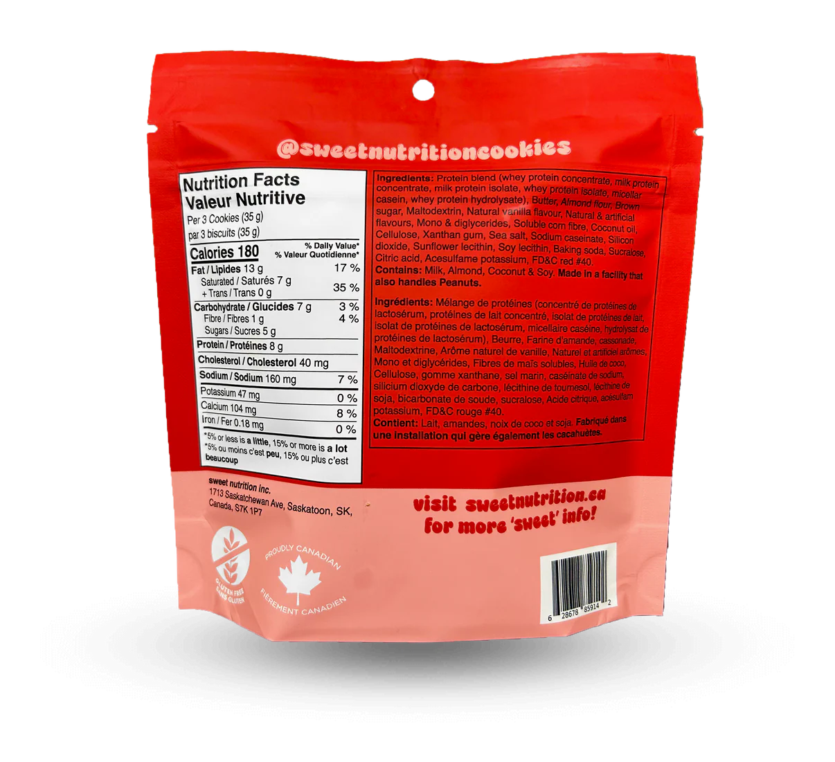 Sweet Nutrition - Protein Cookies