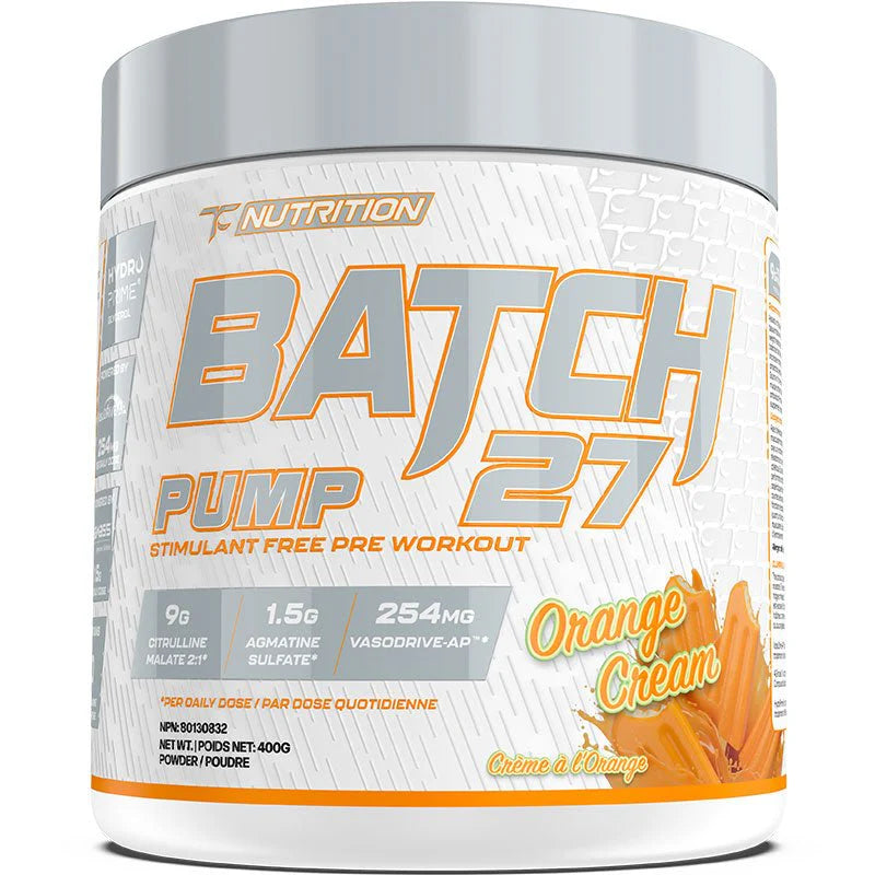 TC Nutrition - Batch 27 - Stim Free Pump