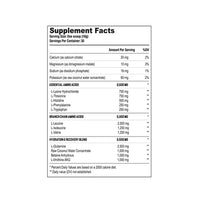 Thumbnail for Supplement Facts Axe & Sledge - The Grind - EAA + Hydration - BCAA