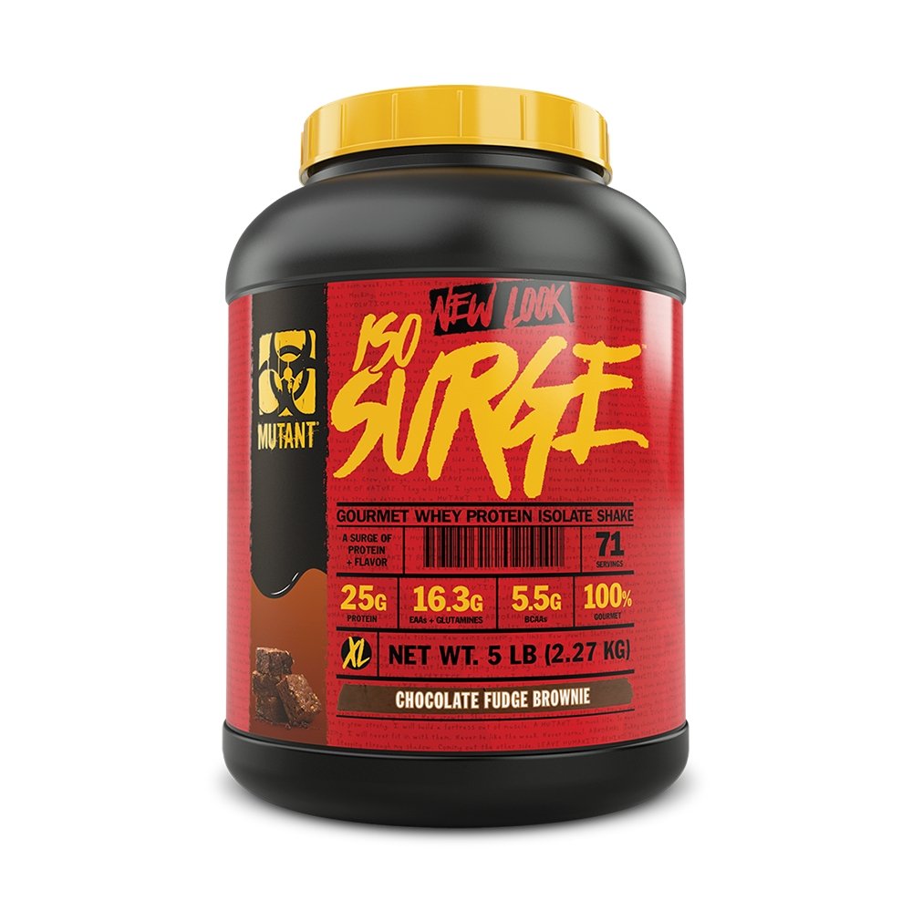 Mutant, Iso-surge, Chocolate Fudge Brownie, High Protein Isolate, Whey Isolate, My Supplements