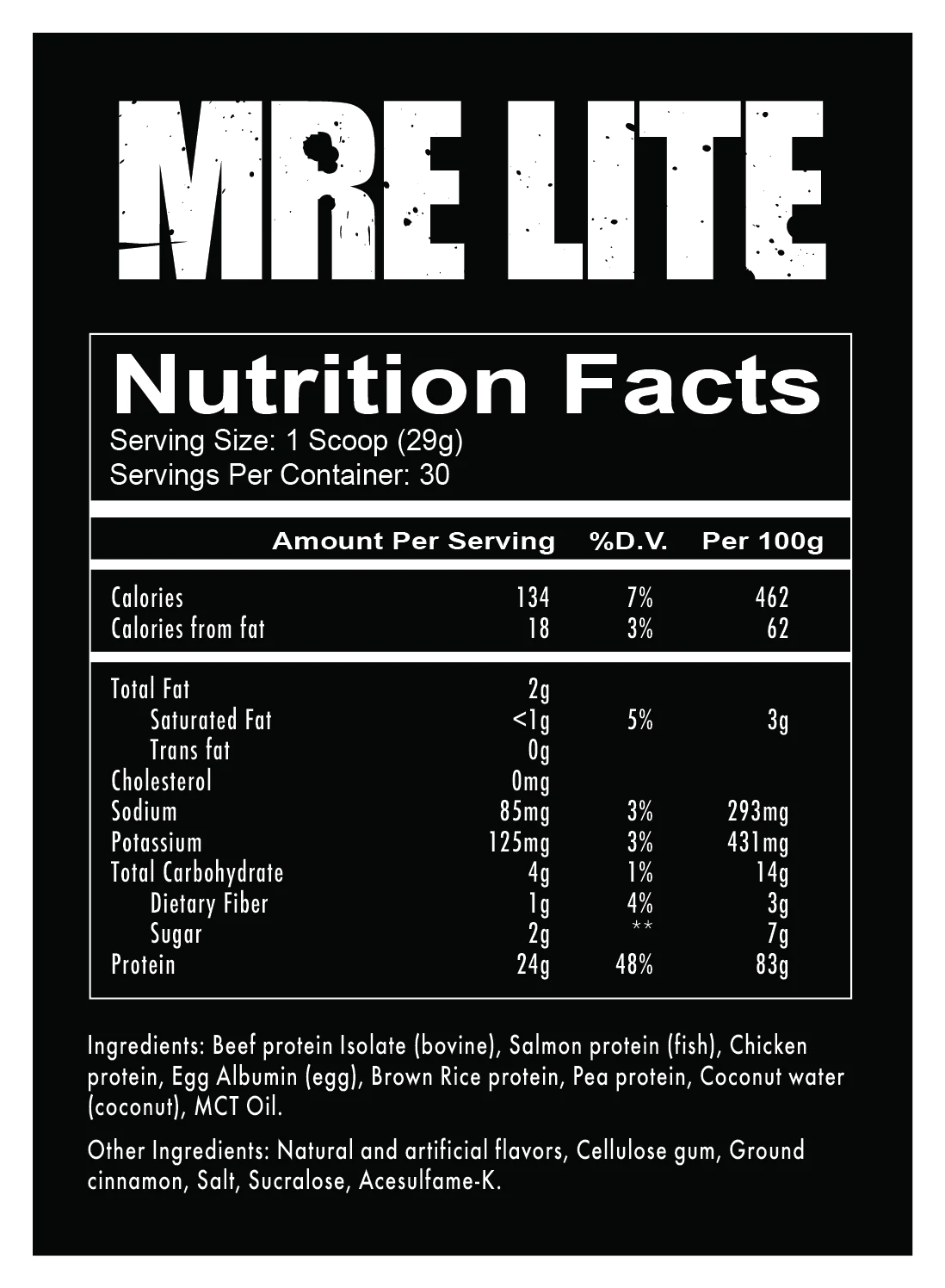 Redcon1 - MRE Lite - MySupplements.ca INC.