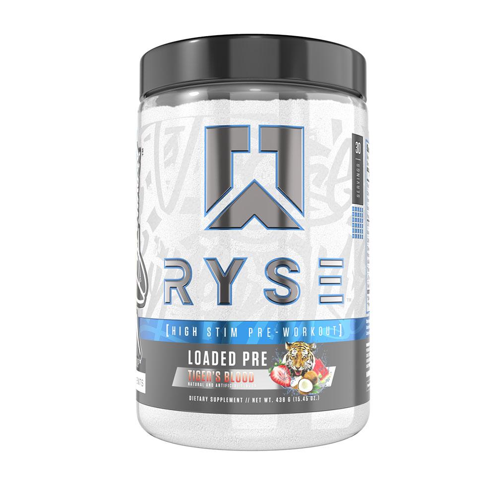 RYSE - Loaded Pre, High Stim Pre-Workout, Tiger's Blood Flavor, Canada's Best Online Supplements Store, My Supplements