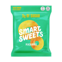 Thumbnail for Smart Sweet Candies, Peach Rings Flavor, Snack Food Supplement, My Supplements