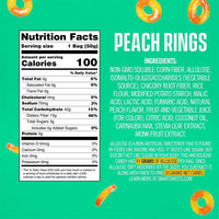 Thumbnail for Nutrition Facts, Peach Rings, Smart Sweets, Candies, Online Supplements Store, My Supplements