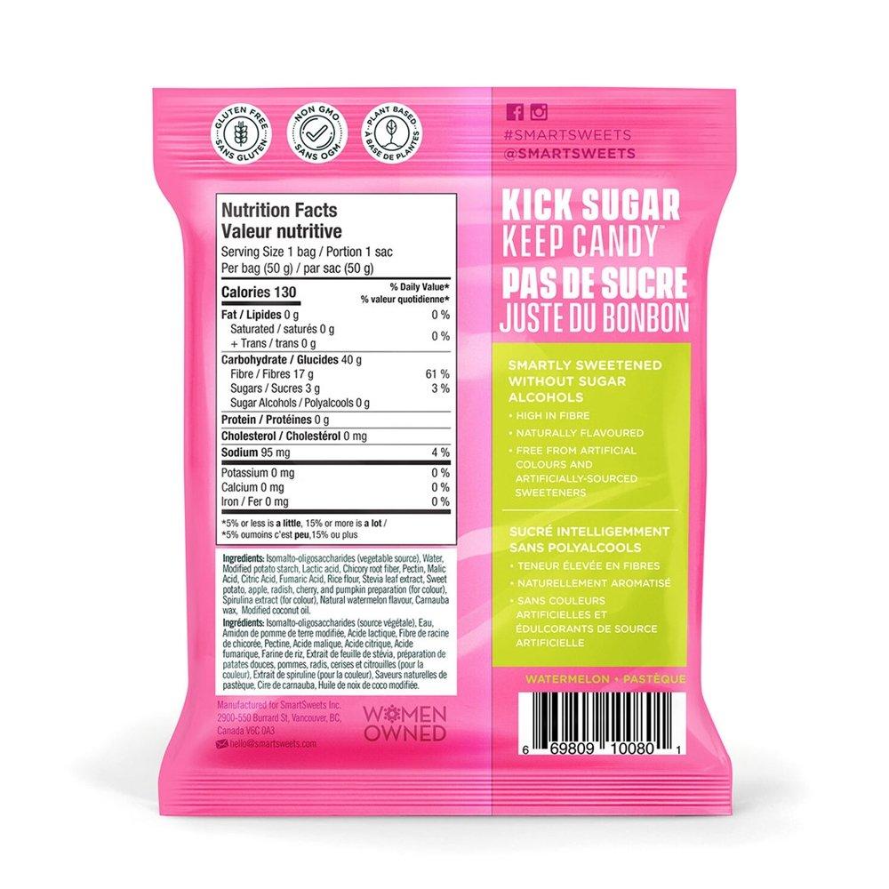 Nutrition Facts, Smart Sweets, Candies, Canada's Best Online Supplements Store, My Supplements