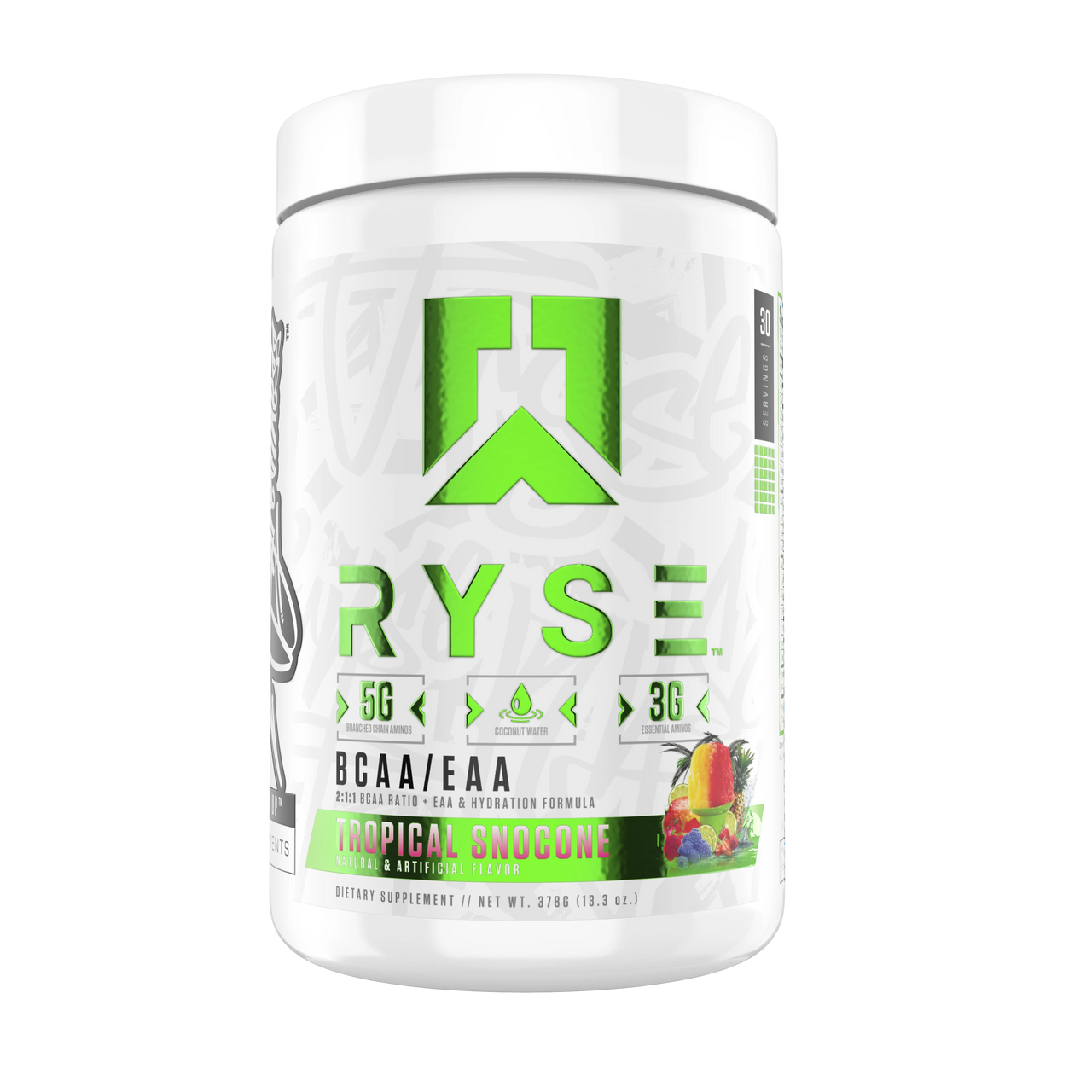RYSE Tropical Snocone Flavor, Blend of BCAA & EAA, Best Amino Acids, Online Supplements, My Spplements