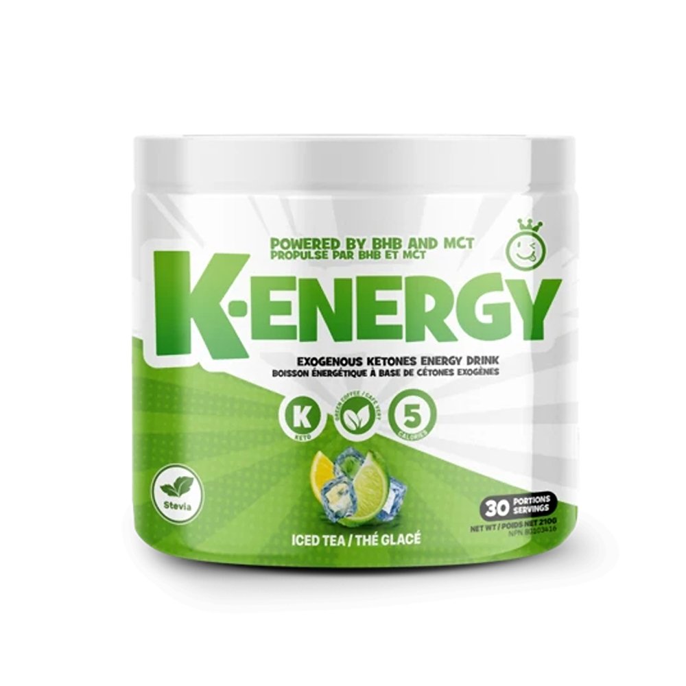 Yummy Sports, K-Energy, Iced Tea Flavor, Ketones Energy Drink, Canada's Best Online Supplements Store, My Supplements
